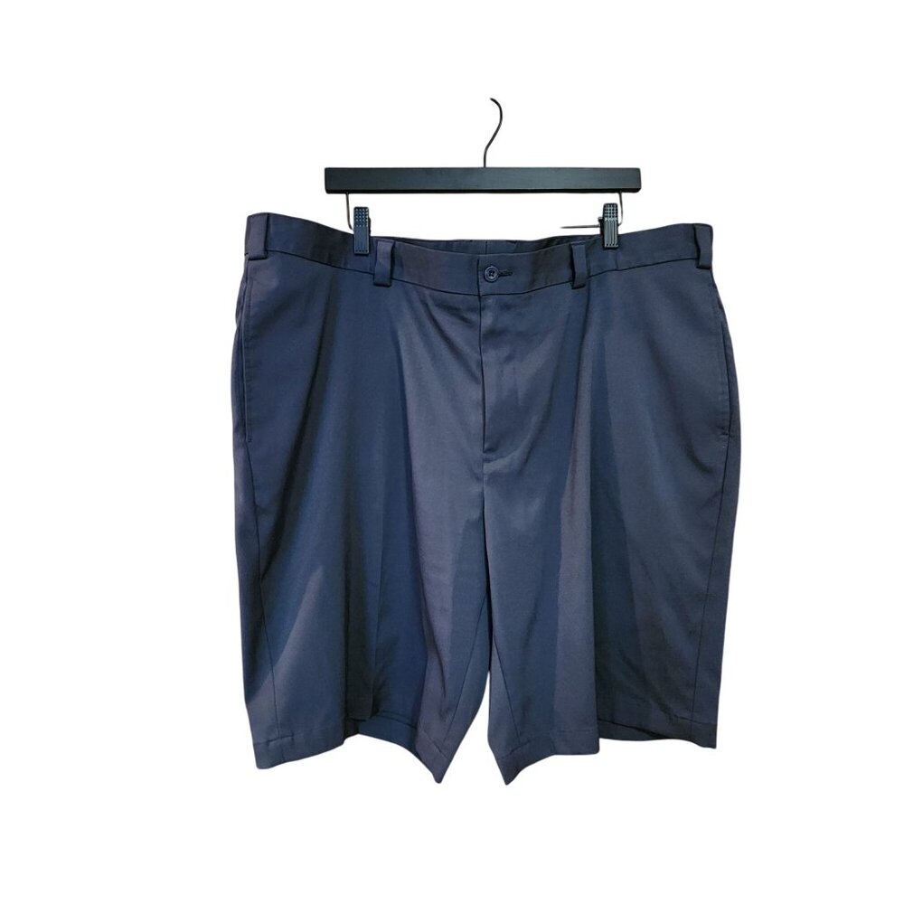 Slazenger Mens Navy Golf Shorts W42 Polyester/Spandex Blend Classic Fit With Bac